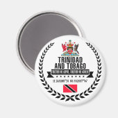 Aimant Le Trinidad-et-Tobago (Recto/Verso)
