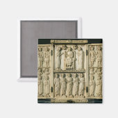 Aimant Le Triptyque Harbaville dépeignant le Christ incar (Recto/Verso)