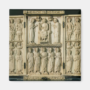 Aimant Le Triptyque Harbaville dépeignant le Christ incar