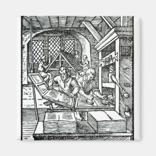 Aimant Le typographe, édité par Hartman Schopper