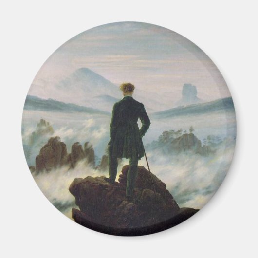 Aimant Le vagabond au-dessus de la mer de brouillard (Devant)