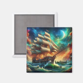 Aimant Le vaisseau fantôme Lady Lovibond dans une tempête (Recto/Verso)