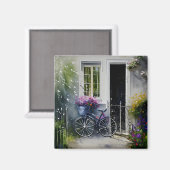 Aimant Le Vélo du jardin (Recto/Verso)