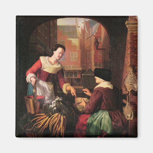 Aimant Le vendeur de légumes (Devant)