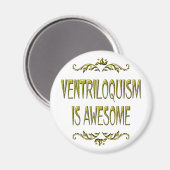 Aimant Le ventriloquisme est génial (Recto/Verso)