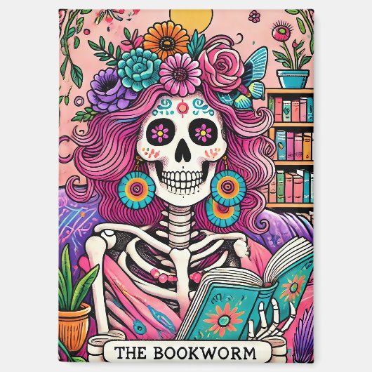 Aimant Le ver de livre (Recto)