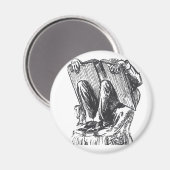 Aimant Le ver de livre (Recto/Verso)