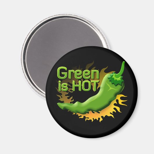 Aimant Le vert est CHAUD (Recto/Verso)
