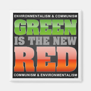 Aimant Le vert est le nouveau rouge