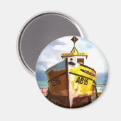 AIMANT LE VIEUX BATEAU DE PÊCHE (Recto/Verso)