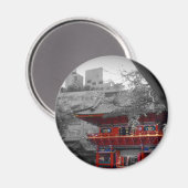 Aimant Le vieux temple japonais (Recto/Verso)