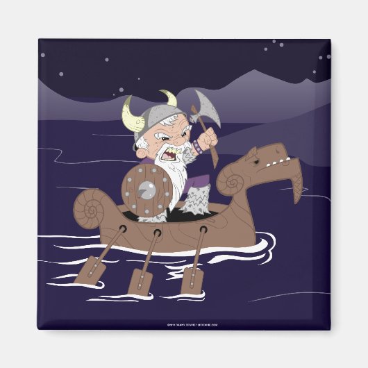 Aimant Le viking en colère (Devant)