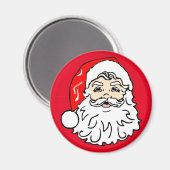 Aimant Le visage du Père Noël (Recto/Verso)