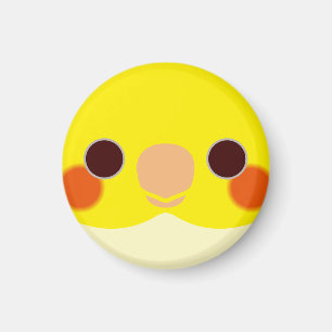 Aimant Le visage d'un cocktail de lutino