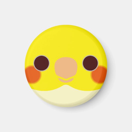 Aimant Le visage d'un cocktail de lutino (Devant)