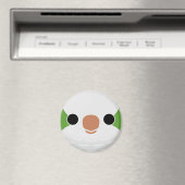 Aimant Le visage d'une perruque de moine normale (In Situ (Lave-vaisselle))