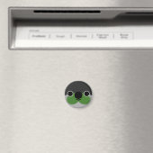 Aimant Le visage d'une perruque verte (In Situ (Lave-vaisselle))