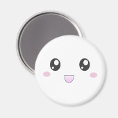 Aimant Le visage heureux de Kawaii (Recto/Verso)