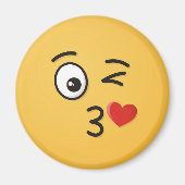 Aimant Le visage Jetant un baiser (Devant)