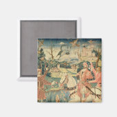 Aimant Le vol du héron, franco-flamand (Recto/Verso)