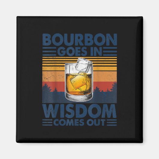 Aimant Le Whiskey Bourbon sort (Devant)