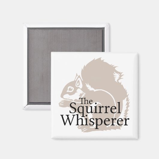 Aimant Le Whisperer d'écureuil (Recto/Verso)
