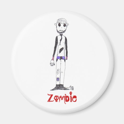 Aimant Le zombie (Devant)