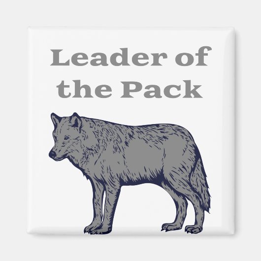 Aimant Leader du Pack Wolf (Devant)