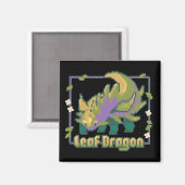 Aimant Leaf Dragon, pixel art (Recto/Verso)