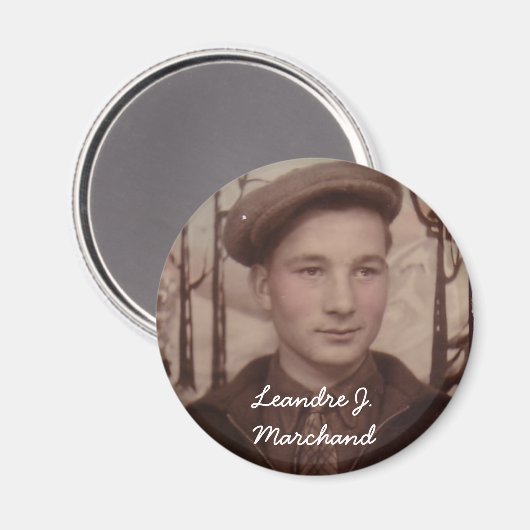 Aimant Leandre, Leandre J. Marchand (Recto/Verso)