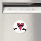 Aimant Leaping dans votre coeur de chat (In Situ (Lave-vaisselle))