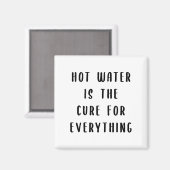 Aimant L'eau chaude est le remède à tout (Recto/Verso)