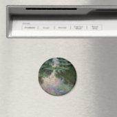 Aimant L'EAU MENSONNE EN ÉTANG VERT ROSE par Claude Monet (In Situ (Lave-vaisselle))