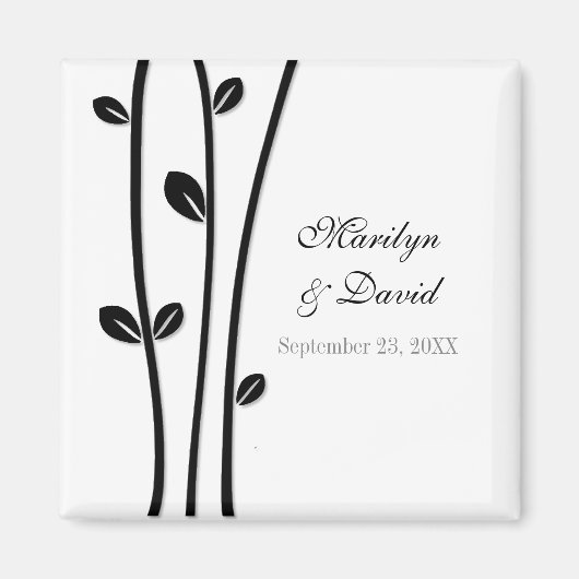 Aimant Leaved Black Branches (Devant)