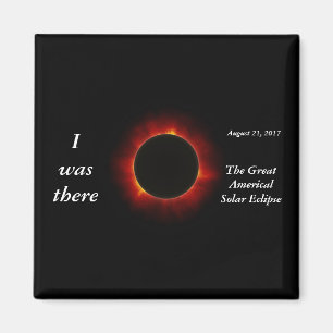 Aimant L'éclipse 2017 solaire "j'étais là" édition