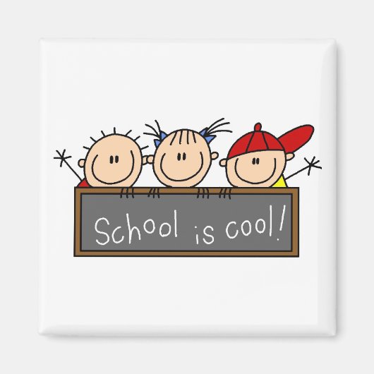 Aimant L'école c'est cool (Devant)