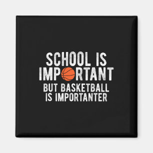 Aimant L'École De Basket-Ball Fun Est Important