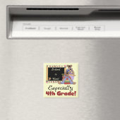 Aimant L'école est Cool 4e année T-shirts et cadeaux (In Situ (Lave-vaisselle))