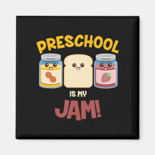 Aimant L'école maternelle est ma confiture Mignon Enseign