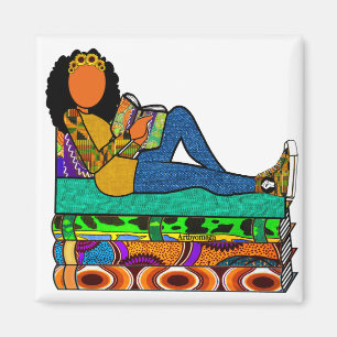 Aimant Lecteur afrocentré de tournesol