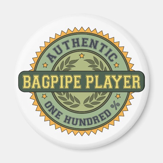 Aimant Lecteur Bagpipe authentique (Devant)