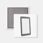 Aimant Lecteur de livres électroniques en blanc (Recto/Verso)