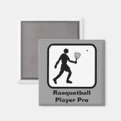 Aimant Lecteur Racquetball Pro (Recto/Verso)