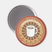 Aimant Lecteur saxophone instantané (Recto/Verso)