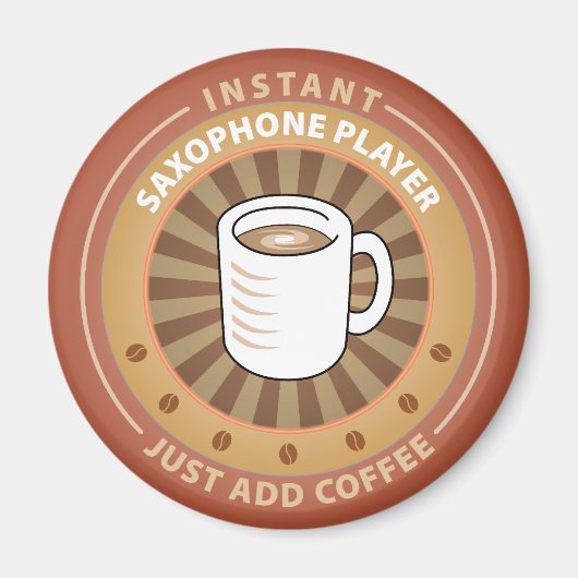 Aimant Lecteur saxophone instantané (Devant)