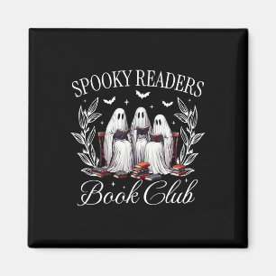 Aimant Lecteurs éffrayants Book Club Funny Ghost Enseigna