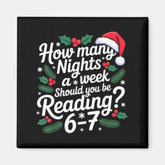Aimant Lecture 67 Mème Prof d'anglais Drôle 67 Noël (Devant)