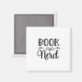 Aimant Lecture Art Book Nerd (Recto/Verso)