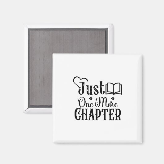 Aimant Lecture Art Juste Un Autre Chapitre (Recto/Verso)