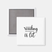 Aimant Lecture d'art la lecture est Lit (Recto/Verso)